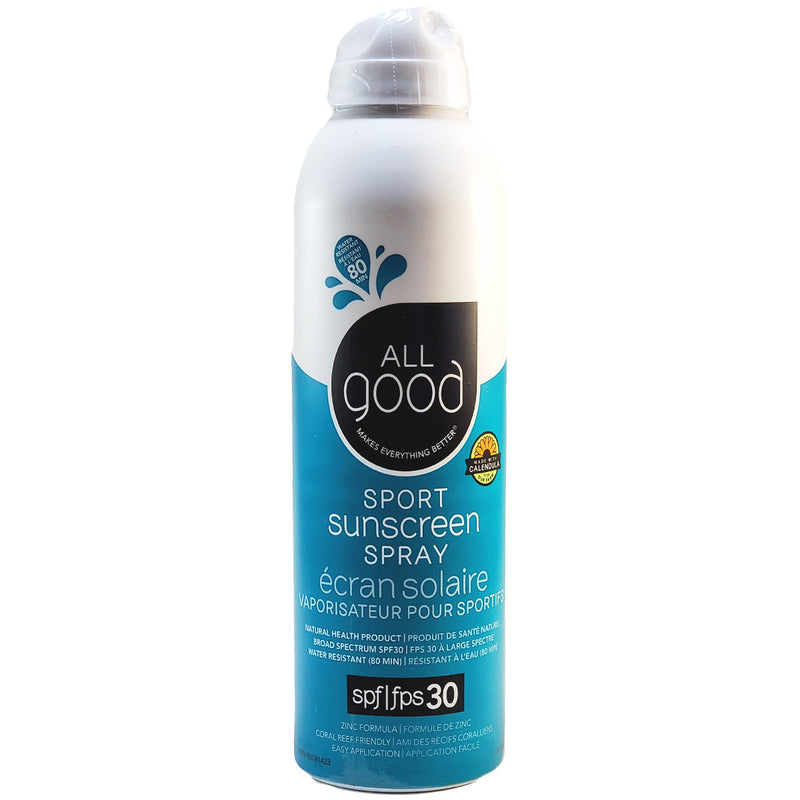 All Good Sport Sunscreen Spray Water Resistant  SPF30