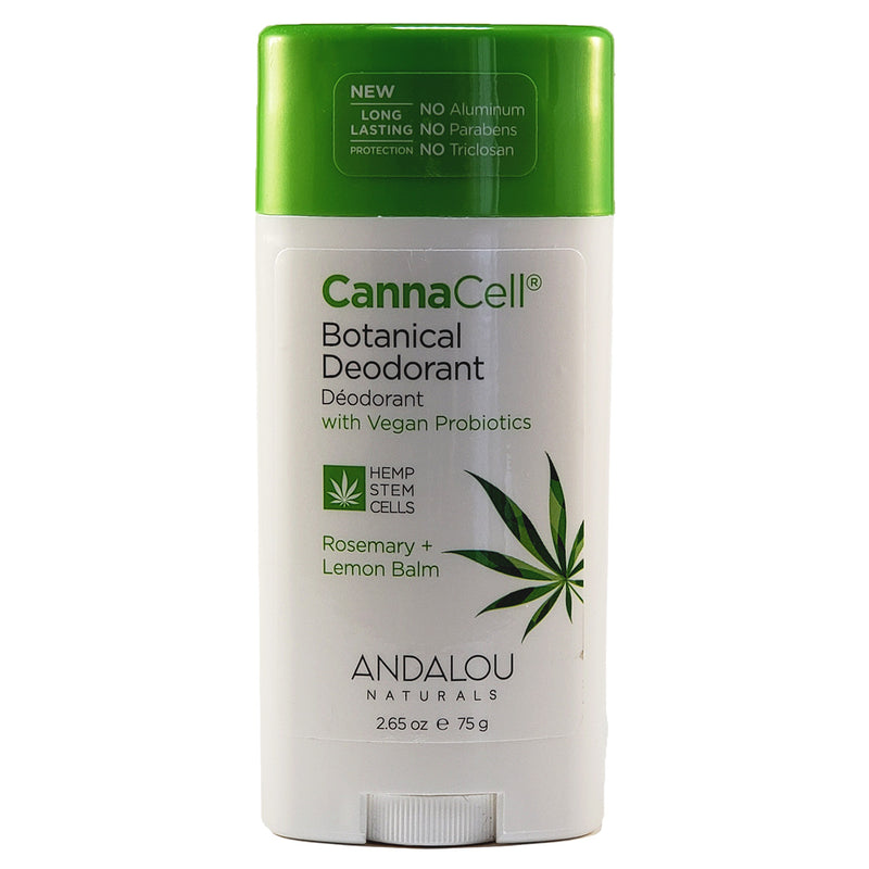 Andalou Naturals CannaCell Botanical Deodorant Rosemary Lemon Balm