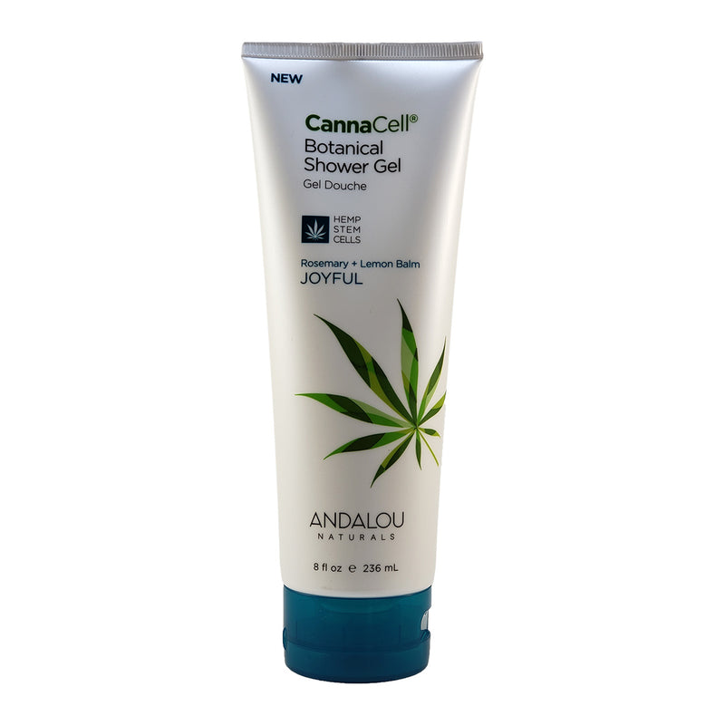 Andalou Naturals CannaCell Botanical Joyful Shower Gel Rosemary  Lemon Balm