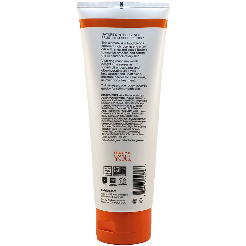 Andalou Naturals Vitalizing Body Lotion Mandarin Vanilla