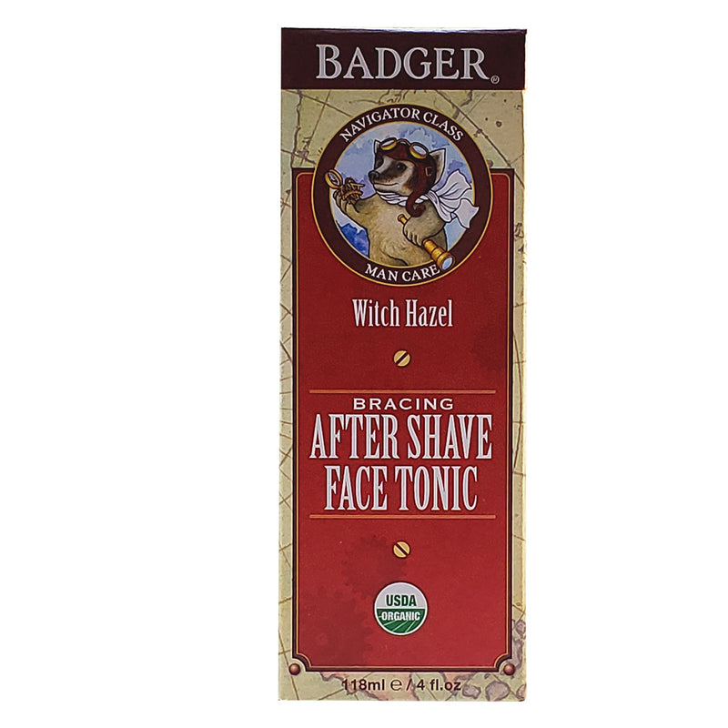 Badger Navigator Class Man Care Bracing After Shave Face Tonic Witch Hazel