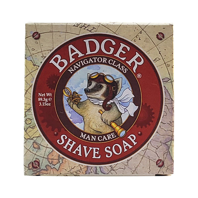 Badger Navigator Class Man Care Shave Soap