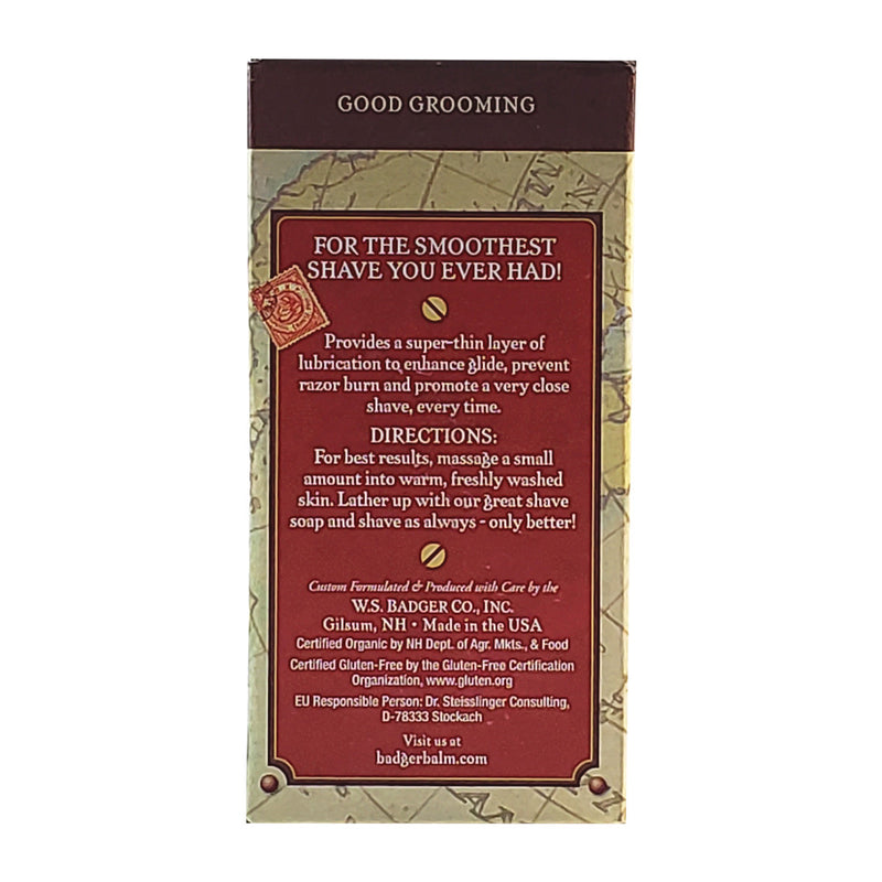 Badger Navigator Class Men Care Pre-Shave Oil