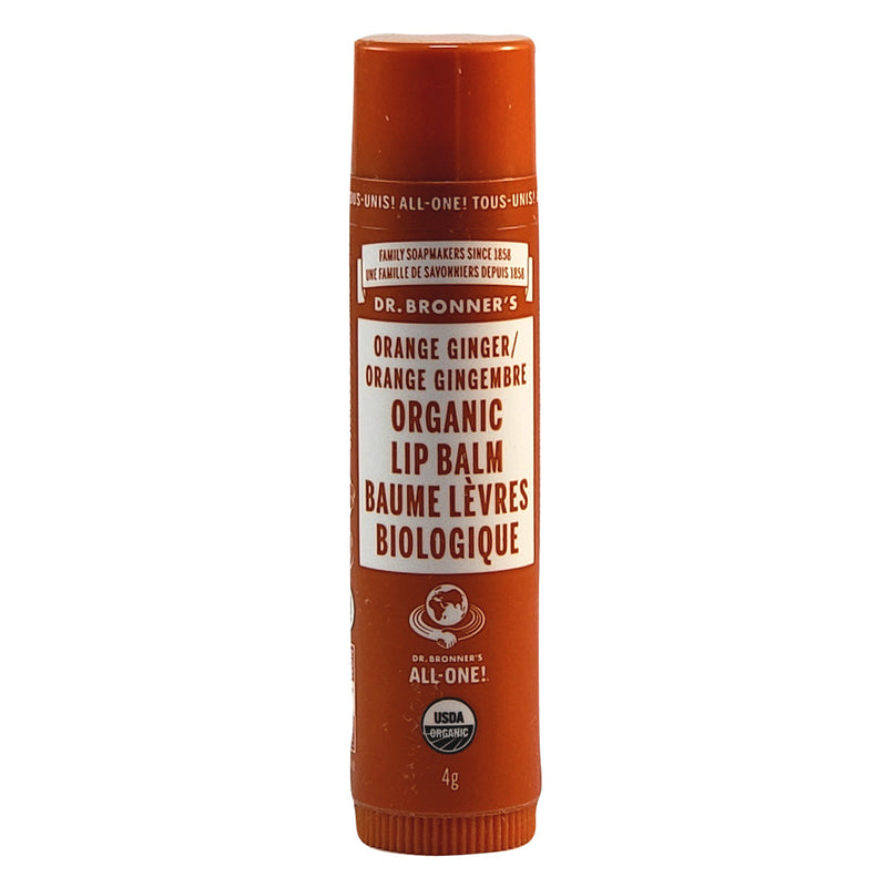 Dr.Bronner's Magic Soap Orange Ginger  Organic Lip Balm
