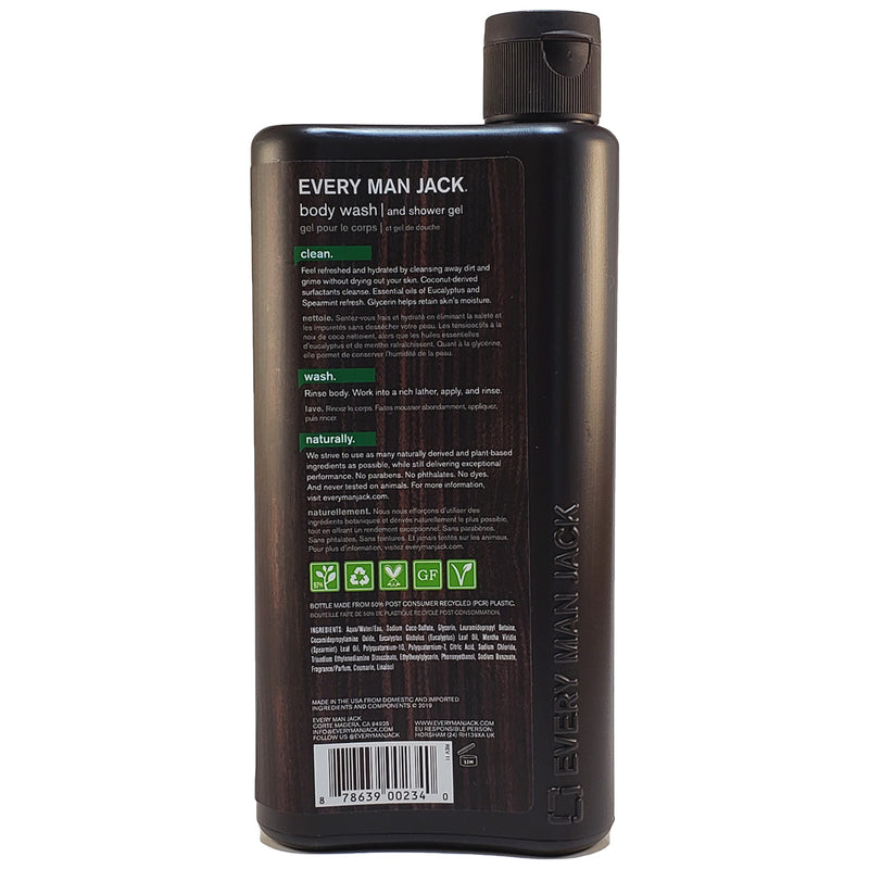 Every Man Jack Body Wash Eucalyptus Mint