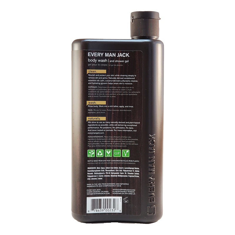 Every Man Jack Body Wash Sandalwood