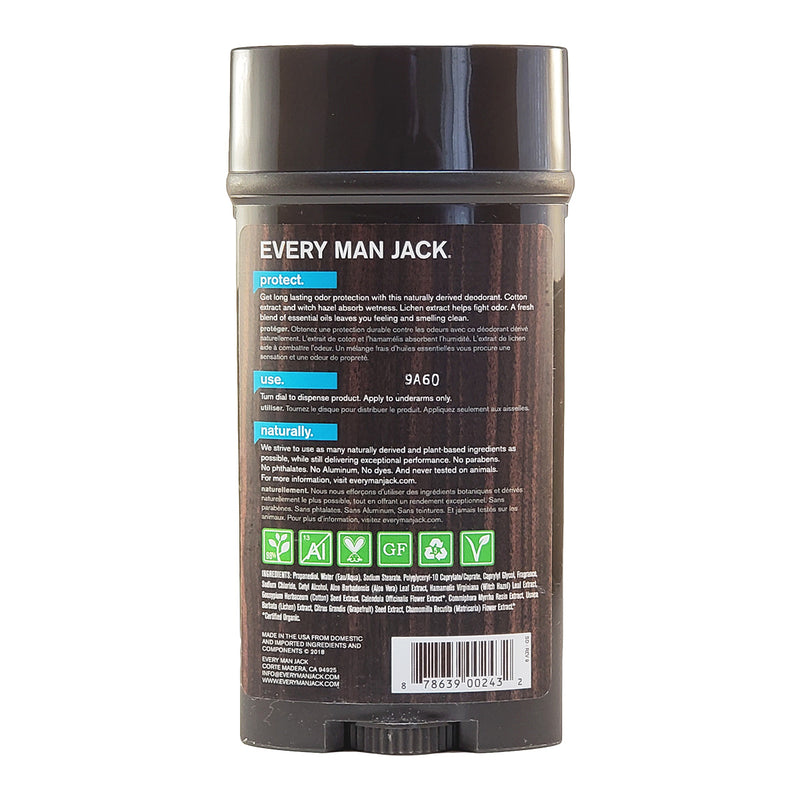 Every Man Jack Deodorant Fresh Scent
