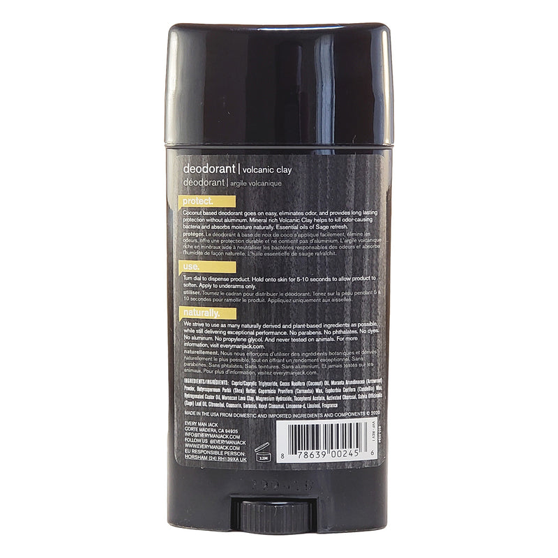 Every Man Jack Deodorant Volcanic Clay