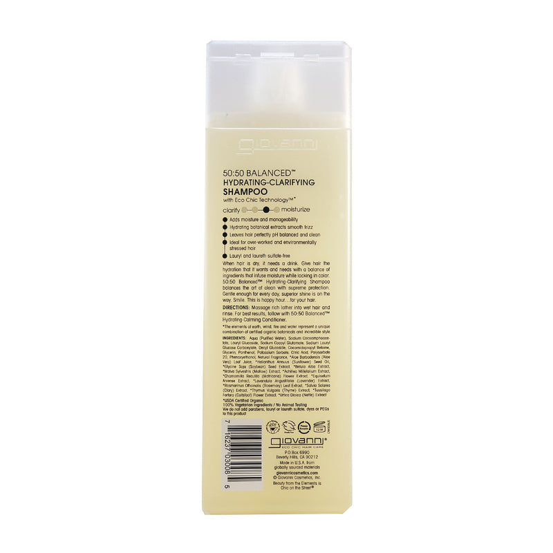 Giovanni 50:50 Balanced Hydrating Clarifying Shampoo