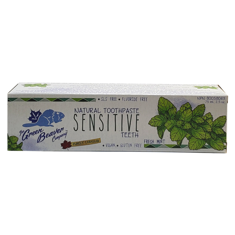 Green Beaver Natural Toothpaste Sensitive Teeth Fresh Mint