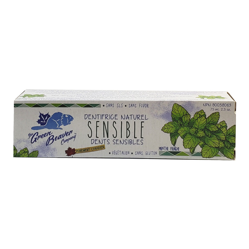 Green Beaver Natural Toothpaste Sensitive Teeth Fresh Mint
