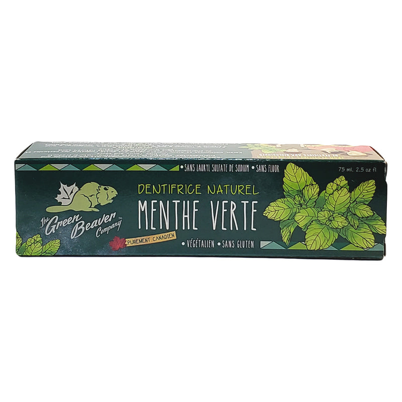 Green Beaver Natural Toothpaste  Spearmint
