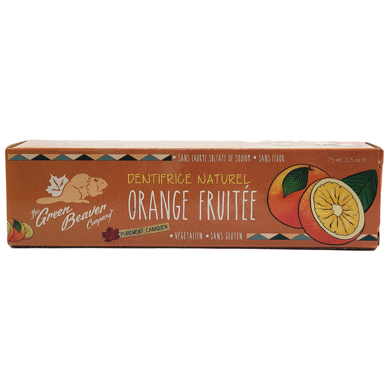 Green Beaver Natural Toothpaste  Zesty Orange