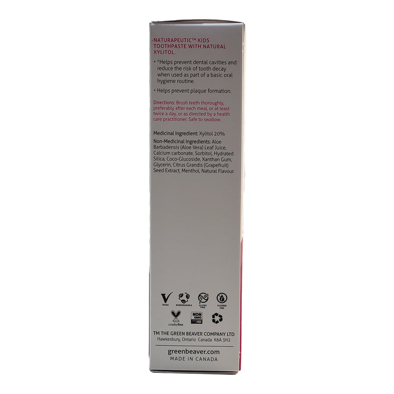 Green Beaver Naturapeutic Kids Toothpaste Bubblegum