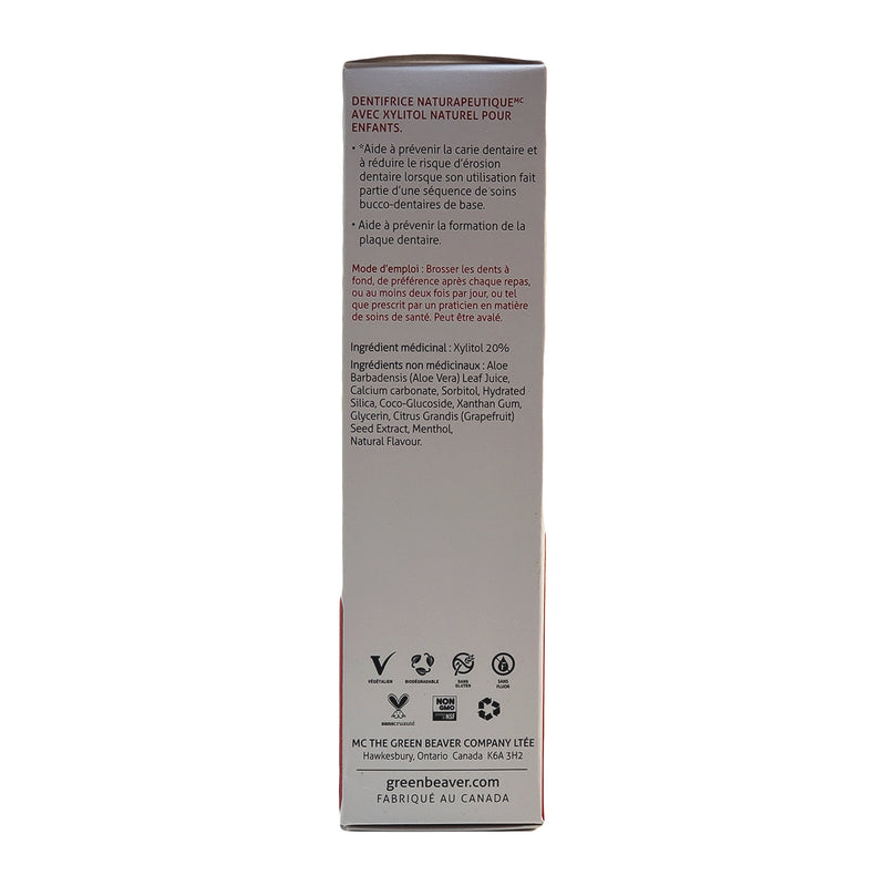 Green Beaver Naturapeutic Kids Toothpaste Strawberry