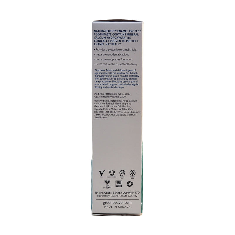Green Beaver Naturapeutic Toothpaste Enamel Protect Fresh Mint