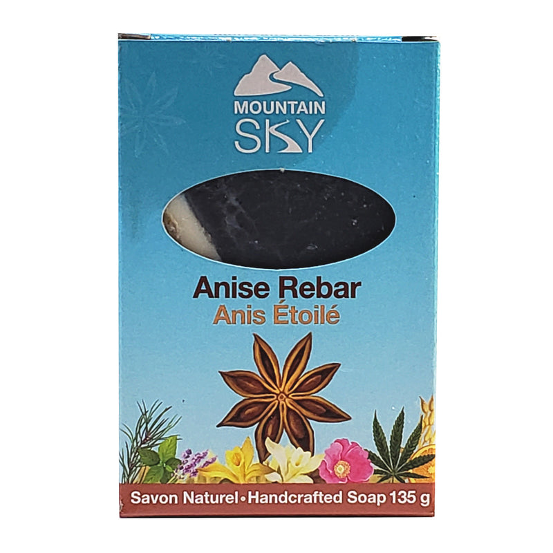 Mountain Sky Bar Soap Anise Rebar