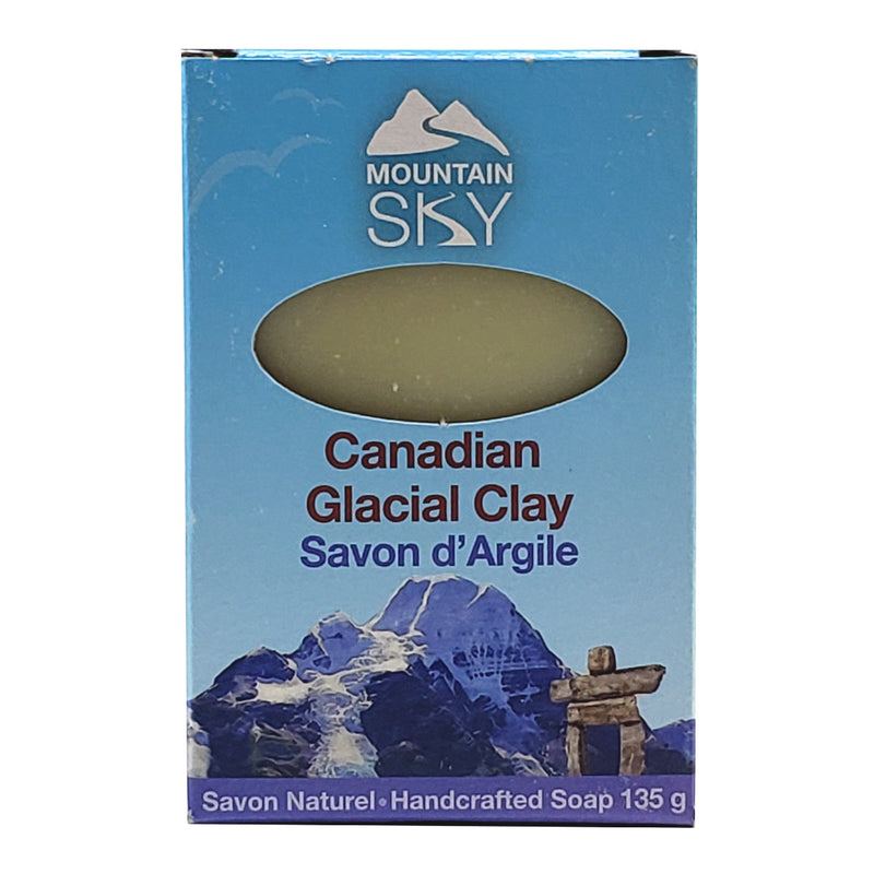 Mountain Sky Bar Soap Canadian Glacial Clay