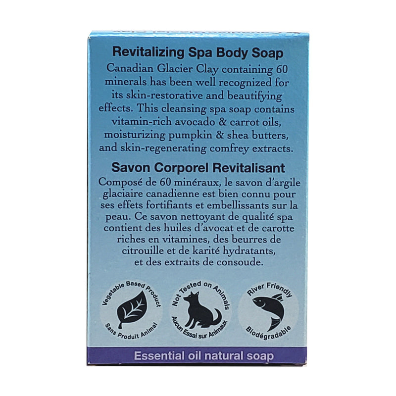 Mountain Sky Bar Soap Canadian Glacial Clay