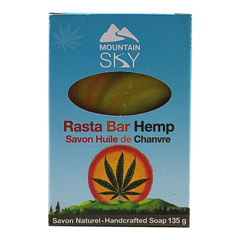 Mountain Sky Bar Soap Rasta Bar Hemp