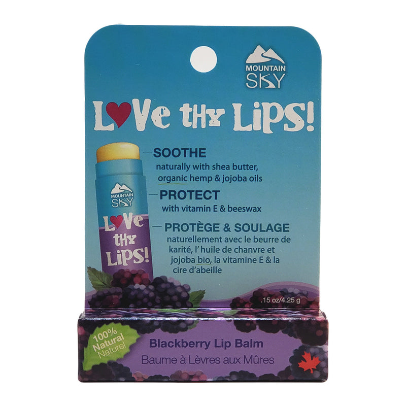 Mountain Sky Soaps Lip Balm Blackberry